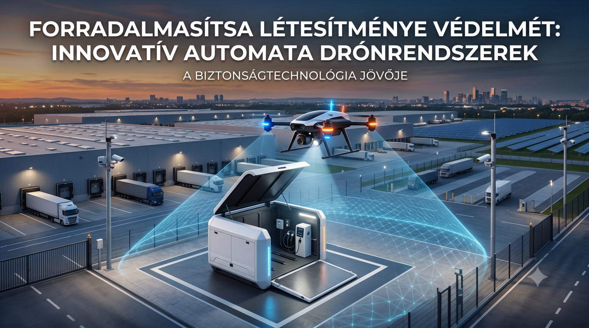 Innovatív automata drónrendszerek a biztonságtechnológiában
